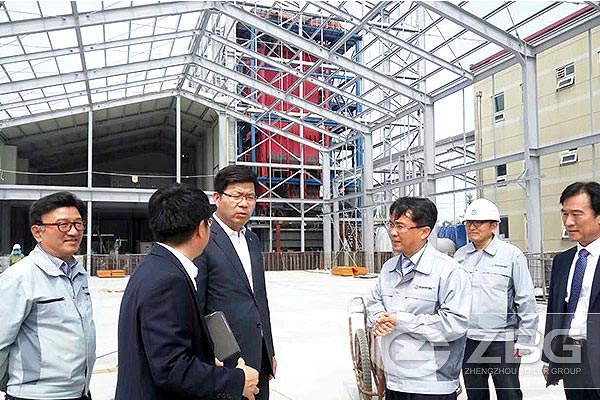 Mayor of Pyreongtaek Visited ZBG Biomass Boiler Project Site