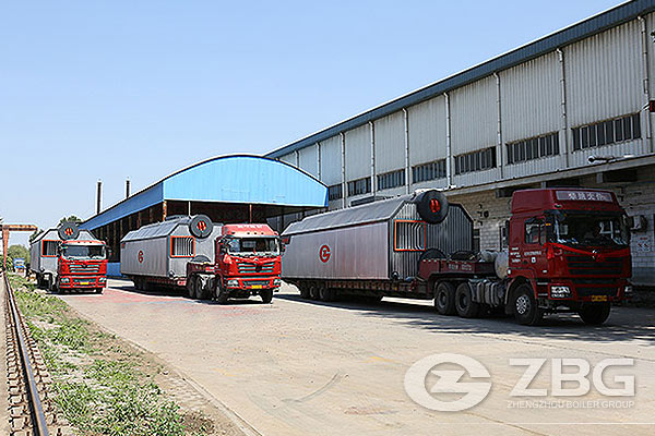 25 ton boiler shipping