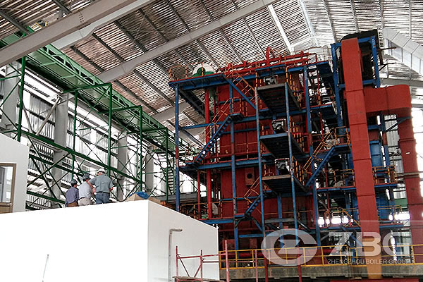 30 T/H biomass corner tube boiler Columbia