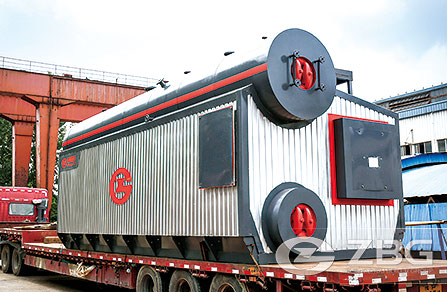 SZS Water Tube Gas Hot Water Boiler